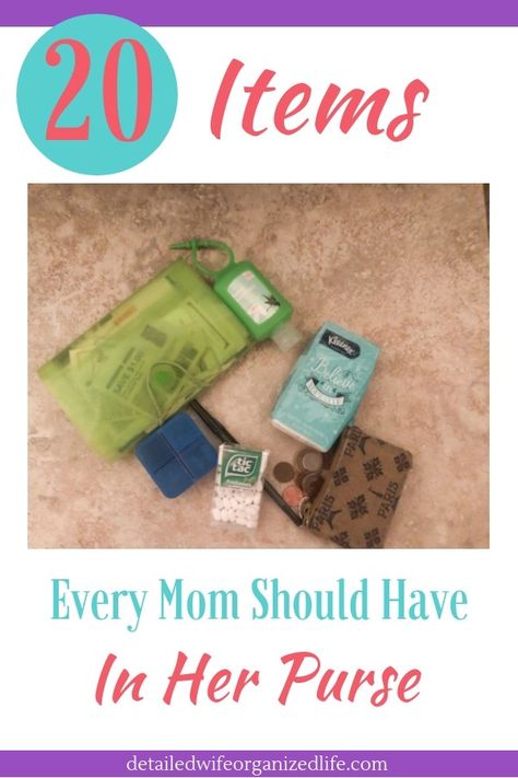 Motherhood is often a battle just to survive the day to day. We never know what will happen when our kids are around. Keeping these 20 items in your purse will help you navigate just about any problem you encounter while out with your kids. #purseorganization #purseessentials #motherhood Mom Purses, Purse Essentials, Mom Bags, Purse Organization, Kids Items, Must Have Items, Emergency Preparedness, To Day, Life Organization