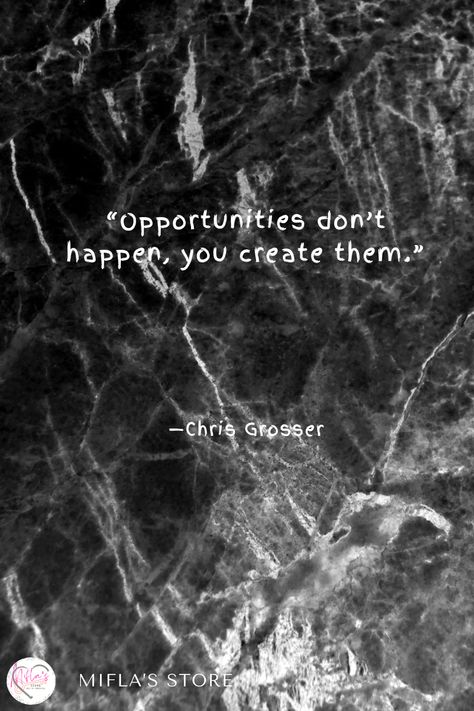 "Opportunities don’t happen, you create them." — Chris Grosser

This quote is a powerful reminder that success is built through action, determination, and creativity. Don’t wait for the perfect moment—take initiative, work hard, and craft the opportunities you seek. Your dreams are within reach when you actively pursue them. 💼✨ #Motivation #Inspiration #SuccessMindset #ChrisGrosser #TakeAction
Follow for more 👍 Take Initiative, Thought Provoking Quotes, Spark Joy, Perfect Moment, Success Mindset, Daily Quotes, Motivation Inspiration, Thought Provoking, Follow For More