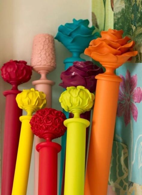 Cheap Curtain Rods, Diy Curtain Rods, Painted Curtains, Homemade Curtains, Finials For Curtain Rods, Wood Curtain, Buy Curtains, Simple Curtains, Diy Curtains