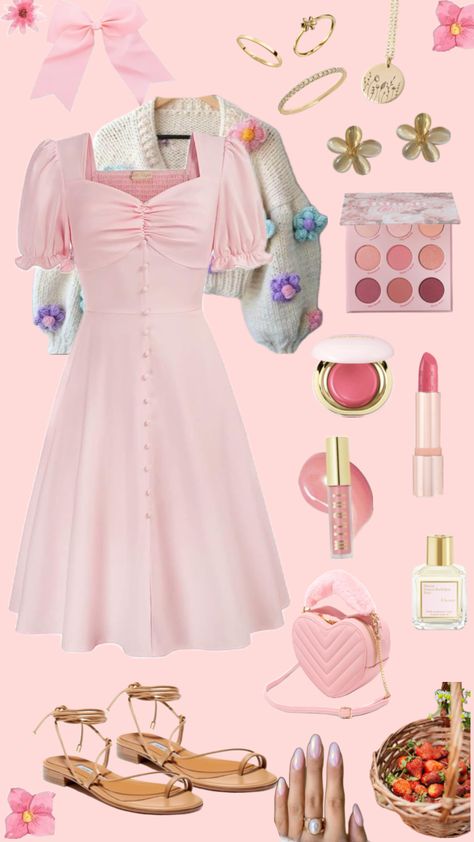 #pink #pinkoutfit #outfits #fashion #outfit #outfitinspo #spring #springaesthetic #springtime #springvibes #springoutfit #springstyle #easter #easteroutfit #easteraesthetic Easter Aesthetic, Aesthetic Accessories, Space Outfit, Cute Modest Outfits, Spring Aesthetic, Easter Outfit, Spring Vibes, Aesthetic Outfit, Pink Outfit