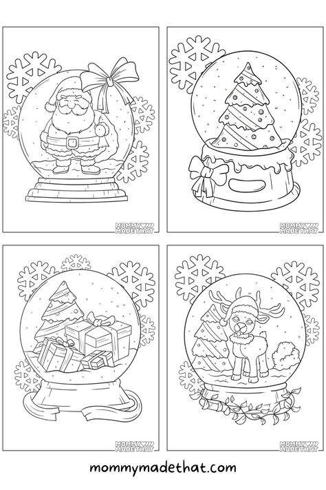 Snowglobe Coloring Page, Snow Globe Coloring Pages Free Printable, Snow Globes Drawing, Snow Globe Coloring Page, Snow Globe Art Projects For Kids, Winter Coloring Sheets Free Printable, Snow Coloring Pages, Snow Globe Drawing, Snow Coloring