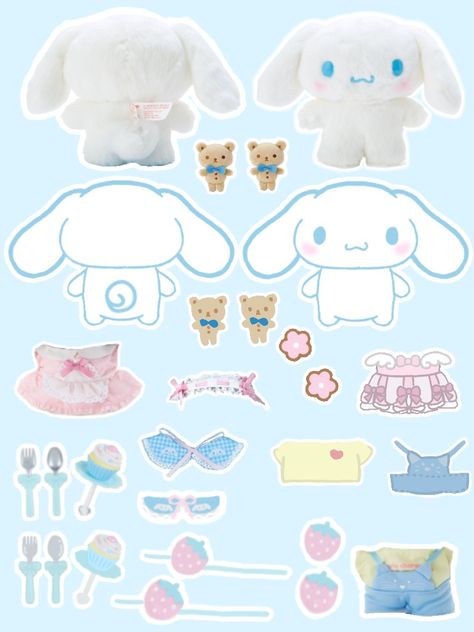 cinnamoroll printable paper doll diy cute Cinnamoroll Paper Craft, Cinnamoroll Origami, Printable Cinnamoroll, Sanrio Coloring Pages Printable, Paper Figure Template, White Paper Craft, Sanrio Coloring Pages, Sanrio Coloring, Kawaii Printables