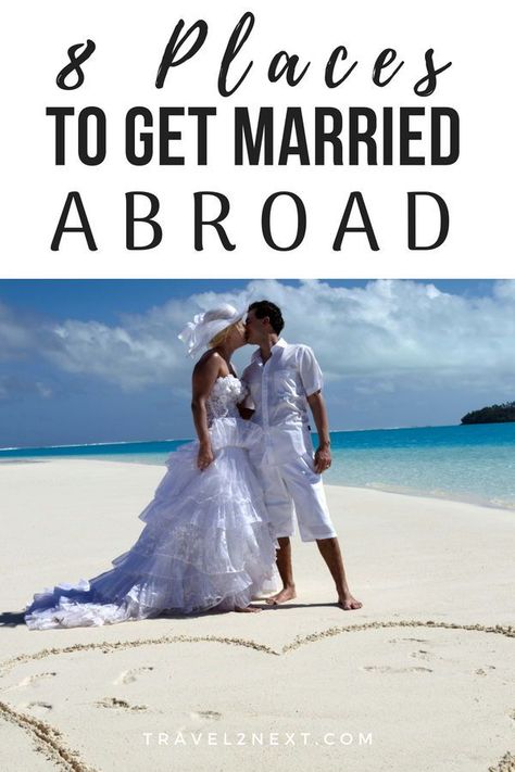 8 places to get married abroad. There’s something romantic about saying “I do��” on a beach, a tropical island or in an ancient castle. #traveltips #married #cookislands #thailand #fiji #frenchpolynesia #bali #vanuatu #france #italy Ancient Castle, Getting Married Abroad, Wedding Abroad, Places To Get Married, Naming Ceremony, France Italy, Outdoor Wedding Reception, Outdoor Wedding Decorations, Tropical Island