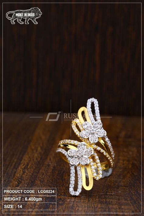 Weight:-6.400 gram Full Finger Ring Gold, Dimond Ring, Full Finger Ring, Antique Gold Rings, Art Smith, Full Finger Rings, Modern Gold Jewelry, Bridal Diamond Jewellery, Gold Jewelry Stores