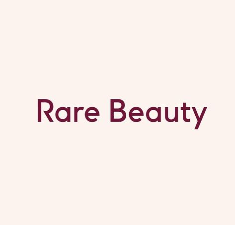 Rare Beauty Branding, Wg Aesthetic, Brand Logos Aesthetic, Rare Beauty Logo, Makeup Brand Logo, Sephora Logo, Cloud Skin, Pink Branding, Skin Logo