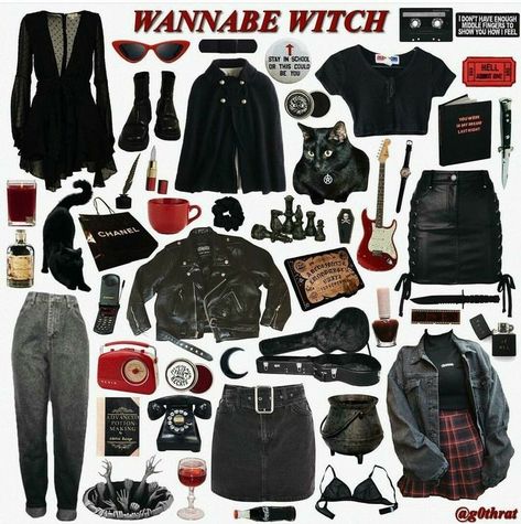 Grunge Witch, Look Grunge, Niche Memes, Mood Clothes, Hipster Outfits, Grunge Look, Looks Black, Grunge Goth, 90s Grunge