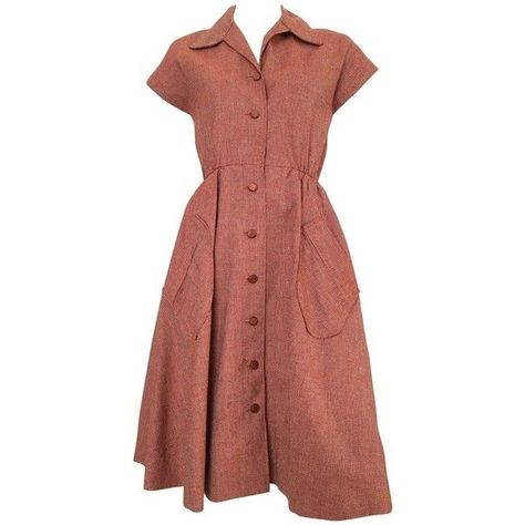 Preowned Dior 1980s Button Up Dress With Pockets Size 4. ($600) ❤ liked on Polyvore featuring dresses, aesthetic day dresses, pink, button up dress, wool dress, sleeveless dress, red dresses and red sleeveless dress Aesthetic Day, Pink And Red Dress, Vintage Pink Dress, Vintage Red Dress, Vintage Dress 80s, Pink Sleeveless Dress, Red Sleeveless Dress, Dresses Aesthetic, 1980s Dresses