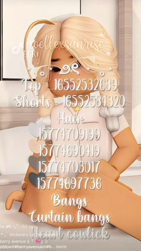 berry ave oufit codes! #berryaveoutfits Berry Ave Comfy Outfit Code, Berry Avenue Codes Clothes Airport, Berry Avenue Pink Pajama Codes, Berry Avenue Codes Clothes Softie, Bery Avenu Codes, Berrry Ave Girl Codes, Sleep Outfit, Bangs Tutorial, Sleep Hairstyles