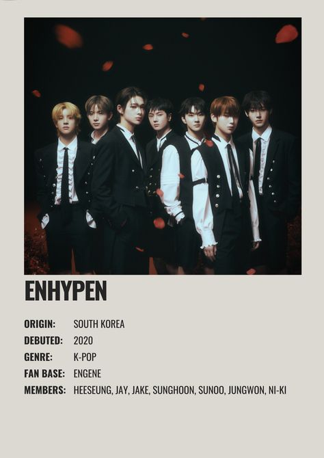 alternative minimalist polaroid poster. enhypen. Enhypen Minimalist Poster, Enhypen Album Poster, Alternative Minimalist Album Covers Kpop, Kpop Minimalist Poster, Kpop Minimalist, Enhypen Poster, Enhypen Polaroid, Polaroid Kpop, Minimalistic Posters