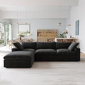 Black Couch Living Room, Black Sofa Living Room, Unique Sofa, Black Couches, Soft Clouds, Cloud Sofa, Magic Home, Living Room Apartment, Comfortable Couch