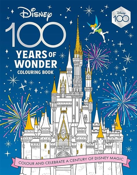 Disney Colouring, Disney Archives, Disney 100 Years Of Wonder, Park Concept, Disney 100 Years, Christmas Colouring, Batman Green Lantern, Disney Princess Colors, Vintage Coloring Books