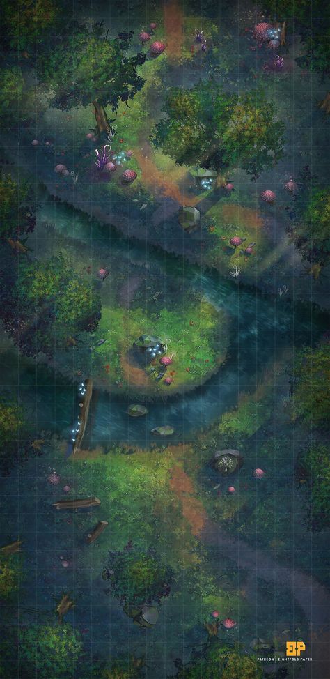 Fey Wild Map Dnd, Feywild Maps Dnd, Feywild Dnd Landscape, Fey Wild Landscape, Dnd Feywild Map, Wild Beyond The Witchlight Map, Fey Village, Feywild Map, Feywild Dnd