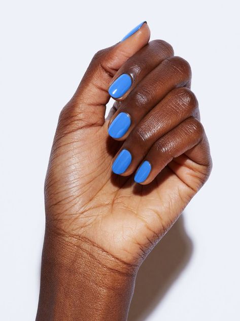 Summer Nails 2024: Bright & Fun Solid Colors in Cute Pink & Neon – Trending Short Designs Nails For Dark Skin, Dark Skin Nail Polish, Dark Skin Nail Color, Solid Nails, Ivory Nails, Pink Stiletto Nails, Subtle Nail Art, Sky Blue Nails, Summer Nails 2024