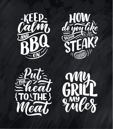 Steaks Quotes, Bbq Restaurant Design, Retro Barbecue, Bbq Quotes, Bbq Stand, Restaurant Promotions, Summer Barbeque, Barbeque Party, Bbq Steak