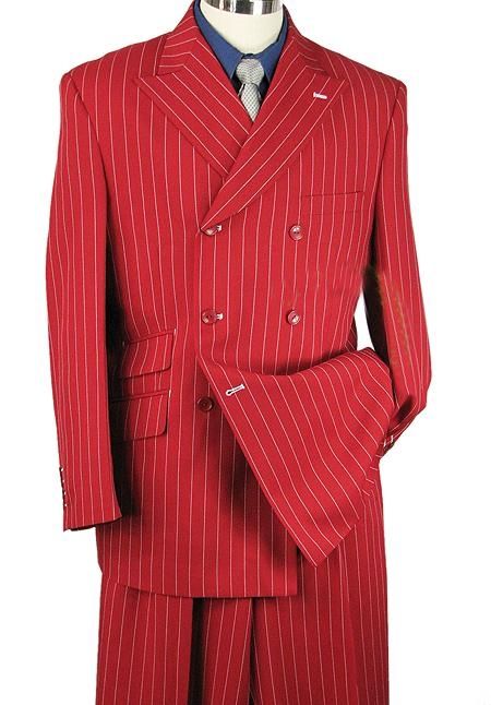 Red Pinstripe Suit, Oc Cosplay, Mens Wide Leg Pants, Red Tuxedo, Stylish Mens Suits, Dapper Mens Fashion, Cheap Suits, Zoot Suit, Wide Leg Pant Suit