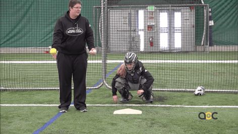 Catchers Drills, Catcher Drills, Softball Catcher Drills, Coaching Softball, Softball Tips, Baseball Workouts, Softball Workouts, Baseball Practice, Softball Drills