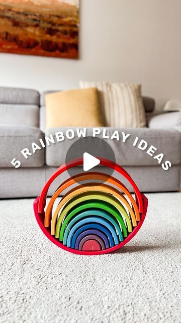 GRIMM‘S on Instagram: "Got a 🌈 GRIMM’S Rainbow and need some play inspiration? Silvia from @thefairyglitchmother shares her top 5 ideas!   👉 Have you tried them all yet? Which one is your favorite? Let us know in the comments!  🌈 Plus, Silvia has a helpful tip to help you and your children get started with the #GrimmsRainbow: „At   first, I’d just hand it to your children, let them explore, and let them come up with ways to interact with it. You’ll probably be surprised – because they will possibly come up with the idea that you would not have ever thought of. I remember one of their first reactions was to use it as a phone. That is the beauty of open-ended toys. And if they need a little nudge to get their imagination flying, show them pictures of other ways other children have come up Grimms Rainbow Ideas, Grimm Toys, Grimms Rainbow, Grimm's Toys, Rainbow Diy, Open Ended Toys, Play Ideas, Open Ended, Blog Article