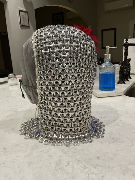 Pop Tab Chain Mail, Pop Can Tab Chain Mail, Chainmail Soda Tab, Soda Can Chainmail, Bottle Tab Chainmail, Can Tabs, Pop Tabs, Chain Mail, Halloween Costumes