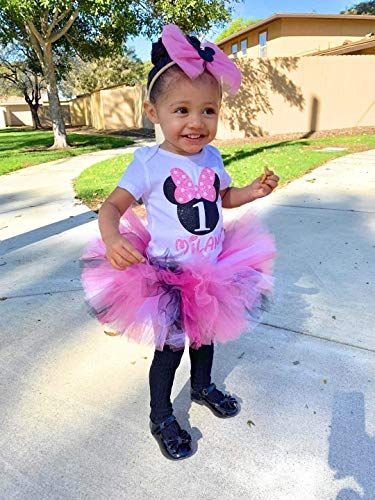 Minnie Mouse Birthday Dress, Birthday Outfit Pink, Minnie Mouse Birthday Outfit, Minnie Mouse Birthday Party Decorations, Cake Smash Outfit Girl, Minnie Outfit, Minnie Mouse First Birthday, Minnie Mouse 1st Birthday