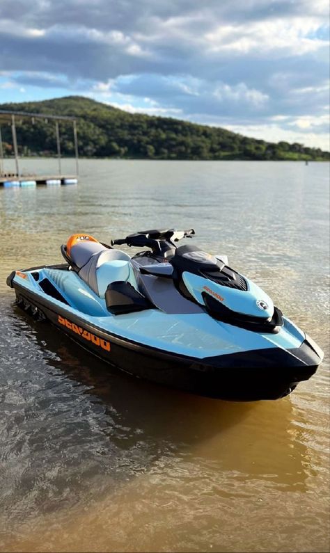 Seadoo Jetski, Jet Skies, Blue Boat, Lux Cars, Lake Beach, Jetski, Couple Selfies, Cute Couple Selfies, Futuristic Technology