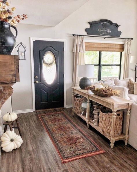 Small Open Concept, Open Concept Kitchen Living Room, Kitchen Luxury, Farmhouse Entryway, Casa Country, Open Concept Living Room, Entryway Ideas, Open Living Room, Livingroom Layout