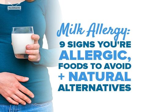 Milk Allergy: 9 Signs You’re Allergic, Foods to Avoid   Natural Alternatives Dairy Allergy, Milk Allergy, Dairy Free Alternatives, Natural Alternatives, Lactose Intolerant, After Workout, Foods To Avoid, Health Info, Diet Tips