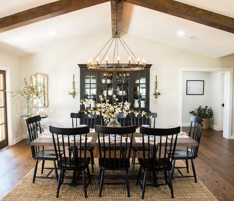 Fixer Upper Dining Room, Diy Dining Room, Dining Room Hutch, Web Images, Dining Room Inspiration, Farmhouse Dining Room, Room Tables, Joanna Gaines, Farmhouse Dining