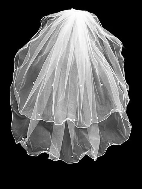 Long Vail, Vail Wedding, Party Veil, Ivory Bridal Veil, Tulle Wedding Veil, Weddings Dresses, Long Veil Wedding, Cathedral Bridal Veils, Beaded Veils