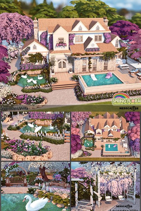 40x30 House Plans Sims 4, Sims 4 Legacy House, Sims Build Ideas, Sims 4 Builds No Cc, Sims4 Houses, Sims4 Ideas, Sims Lots, Sims 4 Restaurant, Sims 4 Modern House