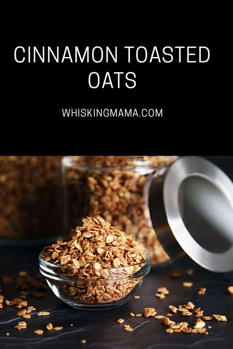 Toasted Oats Granola, Roasted Oats Recipe, Toasted Oats Recipe, Oat Cereal Recipe, Sprouted Oats Recipes, Crispy Oats, Toasted Granola, Healthier Deserts, Toasted Oatmeal