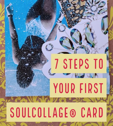 Soul Collage Instructions, Soul Collage Cards, Diy Oracle Cards, Soul Cards, Soul Collage, Art Journal Tutorial, Word Out, Expressive Art, Soul Art