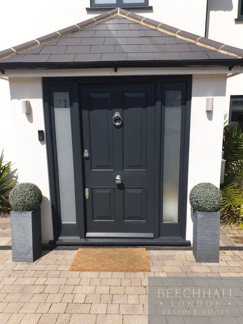 Front Door Porch Ideas Entrance Uk, Front Porch Extension Ideas Entrance, Porch Ideas Entrance Uk, Front Porch Design Uk, Modern Front Porch Ideas Entrance, Large Front Doors Entrance, Inside Porch Ideas Entrance, Porch Doors Uk, Modern Porch Ideas Entrance