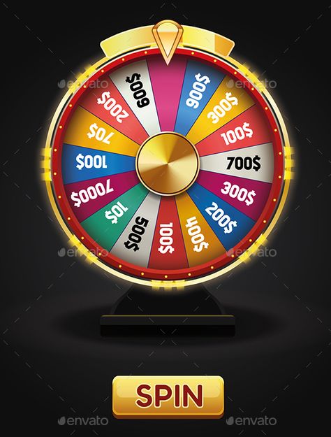 3D Spinning Fortune Wheel Spin Games Wheel, Spin Wheel Design, Spin The Wheel Design, Fortune Wheel, Spin Wheel, Online Roulette, Lottery Games, Gambling Games, Lucky Ladies