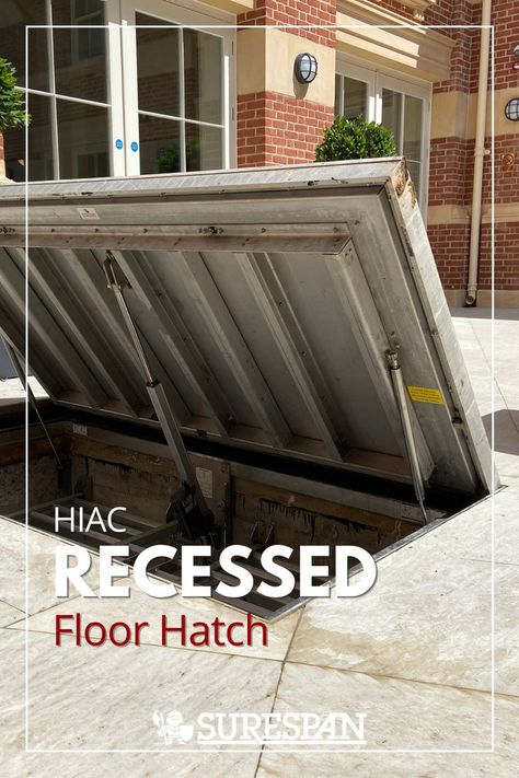 Floor Hatch, Morocco House, Underground Bunkers, Ship Ladder, Shelter Ideas, Basement Doors, Roof Hatch, Raised Platform, Hatch Cover