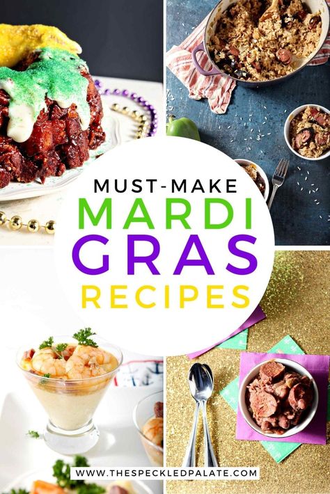 18 Mardi Gras Recipes to Make This Carnival Season Shrimp Gumbo Recipe, Mardi Gras Recipes, Mardi Gras Dinner, Mardi Gras Desserts, Seafood Gumbo Recipe, Louisiana Mardi Gras, Mardi Gras King Cake, Sausage Gumbo, Mardi Gras Food