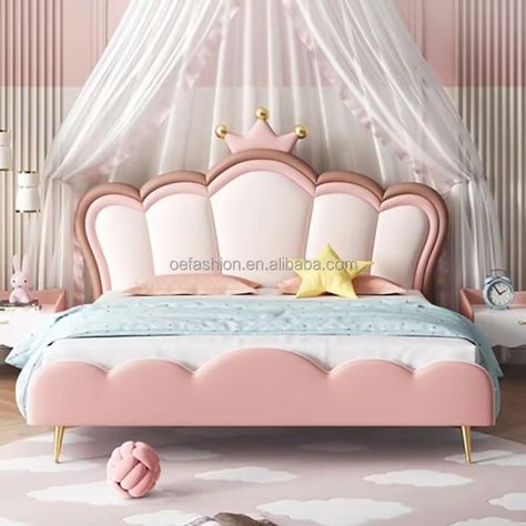 Oe-fashion Pink Upholstered Kids Bed With Headboard Modern Style Kids Bed With Mattress 59"w X 75"l - Buy Modern Style Kids Bed Pink Upholstered Kids Bed kids Bed With Headboard Product on Alibaba.com Velvet Beds, Headboard Modern, Kid Bed, Bed With Mattress, Bed Kids, Bed With Headboard, Kids Bed, Velvet Bed, Household Decor