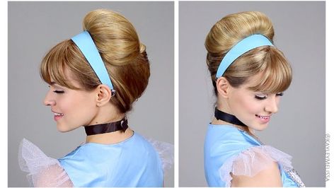 Cinderella Hairstyle, Breakfast At Tiffany's Costume, Disney Hairstyles, Short Hair For Kids, Cinderella Hair, Disney Princess Hairstyles, Disney Hair, Athletic Hairstyles, Princess Hairstyles