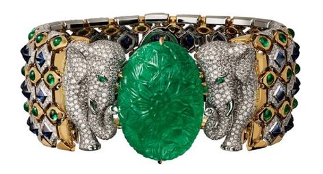 Cartier Emerald, Cartier Diamond Bracelet, High Jewelry Bracelet, Carved Emerald, Emerald Eyes, Elephant Jewelry, Cartier Bracelet, Emerald Bracelet, Stylish Bracelet