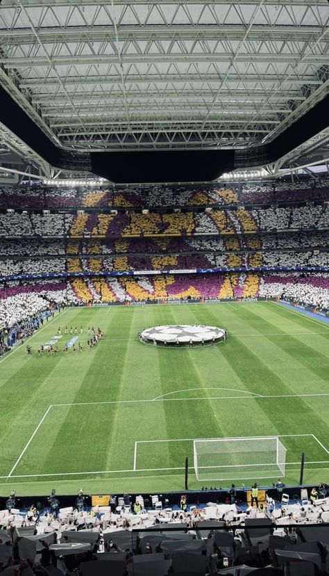 Real Madrid Game, Madrid Pictures, Real Madrid Pictures, Madrid Aesthetic, Stadium Wallpaper, Real Madrid Champions League, Real Madrid Club, Real Madrid Team, My Future Job