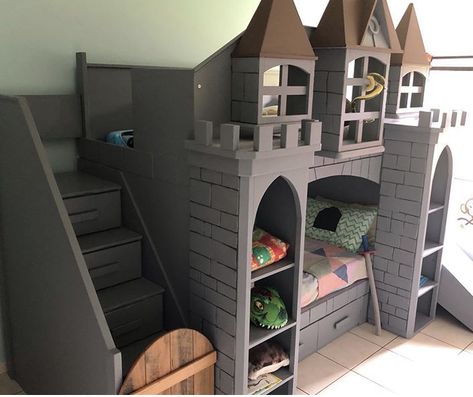 Harry Potter Bunk Bed, Harry Potter Bedroom Bunk Beds, Castle Loft Bed, Harry Potter Themed Bedroom Children, Princess Loft Bed, Castle Bunk Bed For Boys, Princess Castle Loft Bed, Harry Potter Themed Bedroom, Harry Potter Bedroom Decor