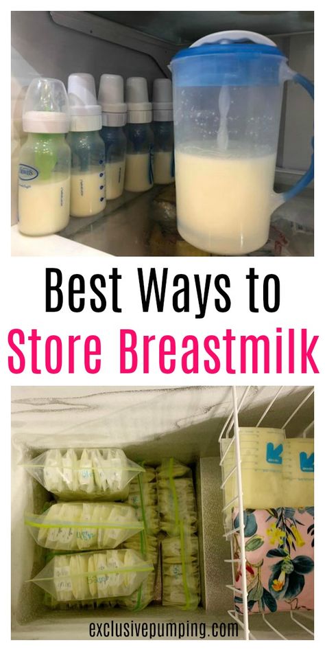 Breastmilk storage organization! Are you struggling with the best ways to store the milk that you pump? Click to find out the best ideas for breastmilk storage organization and how to store breastmilk. Pin for later! #breastmilk #storage #organization Breastmilk Storage Organization, Storing Breastmilk, Pumping Breastmilk, Exclusively Pumping, Baby Life Hacks, Milk Storage, Breastmilk Storage, Pumping Moms, Baby Sleep Problems