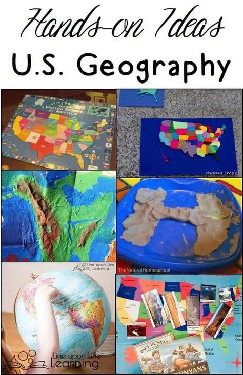 A Introduction to U.S. Geography Inspired by Paul Bunyan Elementary Geography Activities, Elementary Geography, United States Geography, Introduction Activities, Geography Project, Us Geography, Montessori Geography, Social Studies Notebook, Geography For Kids