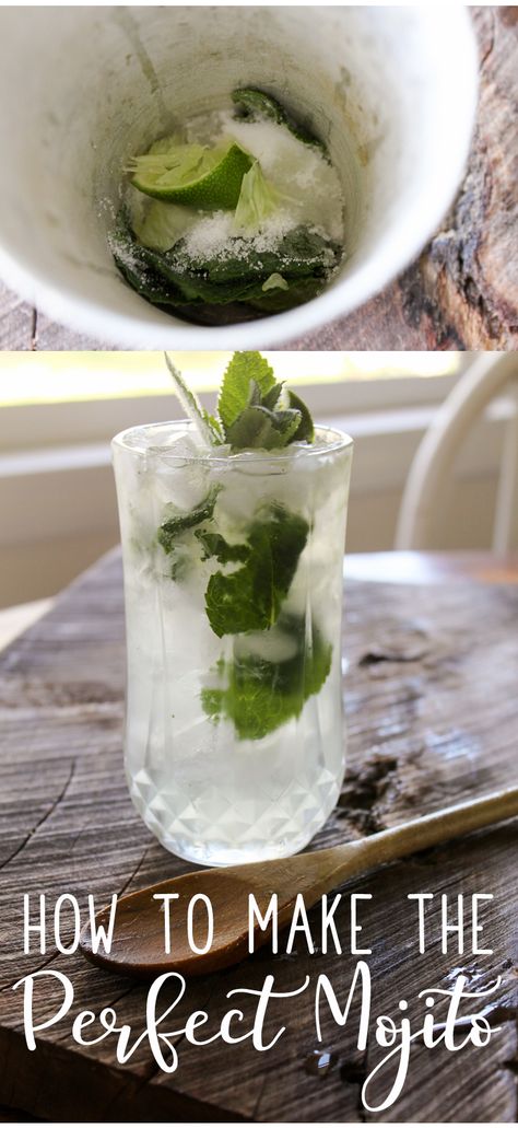 How to Make a Mojito How To Make Mojito, How To Make A Mojito, How To Make A Mojito Drink, How To Make Mojitos, Mint Growing, Mojito Drink, Best Drink, Mojito Recipe, Rum Drinks