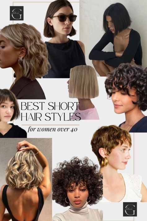 Short Hairstyles for Women Over 40, short hair, bob haircut, french bob, bob hairstyle, short hair ideas, curly short hair ideas, short hairstles for women over 40 Curly Short Hair Ideas, French Bob Curly Hair, Hair Ideas Curly, Bob Haircut Curly, French Bob, Hairstyle Short, Curly Short, Fall Manicure, Fall Nail Trends