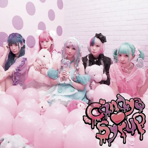 Candye Syrup, Kawaii Metal, Yume Kawaii, Yami Kawaii, Japanese Music, Pastel Goth, Magical Girl, Syrup, Album Covers