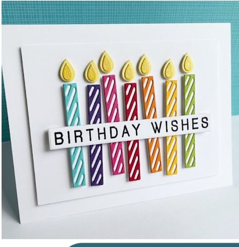 Cricut Birthday Cards, Birthday Candle Card, Cricut Birthday, Projets Cricut, Candle Cards, Bday Cards, Cricut Cards, Candle Party, Birthday Cards Diy