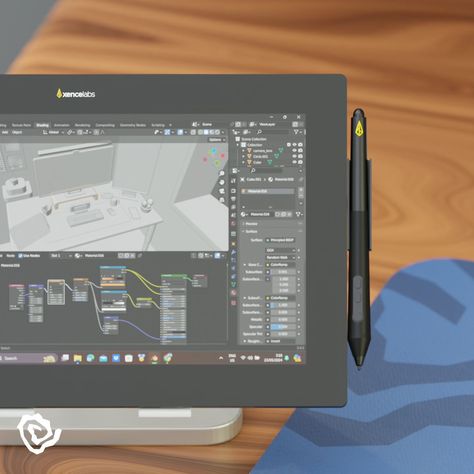 Here is a desk setup designed for the profession of a 3D Generalist that I will implement in my friend's room. This concept design emphasizes a natural feel and creates a warm atmosphere with the application of wooden materials, resulting in a rustic style that feels natural. .... Software: Blender Render: Cycles .... If you are interested ⬇️ Contact me 📞 via email 📧 mrajafirdausr13@gmail.com or DM my Instagram. Thanks! #icon #icon3d #gameassets #gameassets3d @xencelabs #xencelabs #gam... 3d Generalist, Blender Render, A Desk, Desk Setup, Game Assets, Rustic Style, Professions, Concept Design, Software