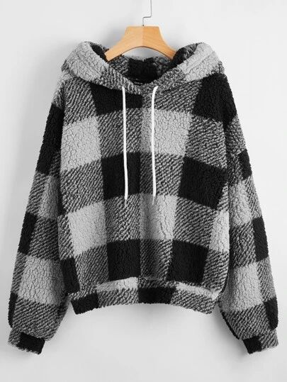 Rare Clothing, Teddy Hoodie, Trendy Hoodies, Stylish Hoodies, Women Sweatshirts, Girls Fashion Clothes, Drawstring Hoodie, Trendy Fashion Women, Color 2