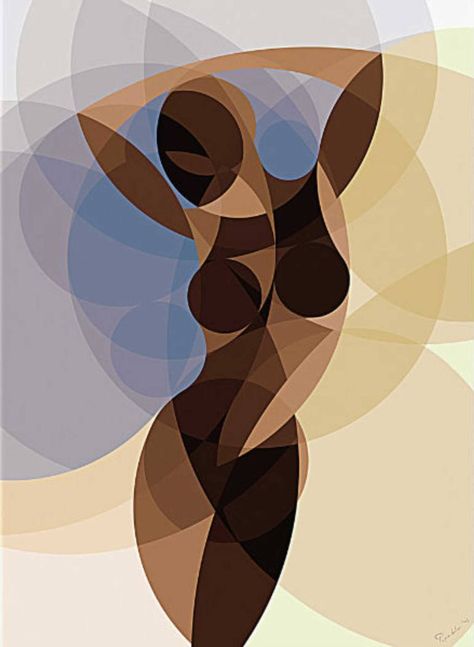 Application of simplest graphic element - the circle - in order to achieve the illusion of expansion of sound over a certain movement. Picture has a unique music composition, created in accordance with the position of the circles on spatial musical scale. Music Of The Spheres, 심플한 그림, Contour Drawing, Afro Art, African American Art, Drawing Tutorials, Art Abstrait, African Art, Black Art