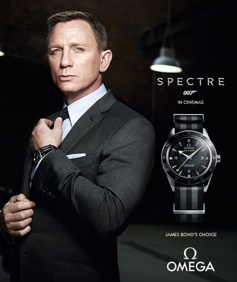 Omega Diver 300, Omega Watch Mens, James Bond Omega Watch, Omega Seamaster 300 Spectre, Omega James Bond, Omega 007, James Bond Suit, Bond Outfits, Omega Seamaster James Bond